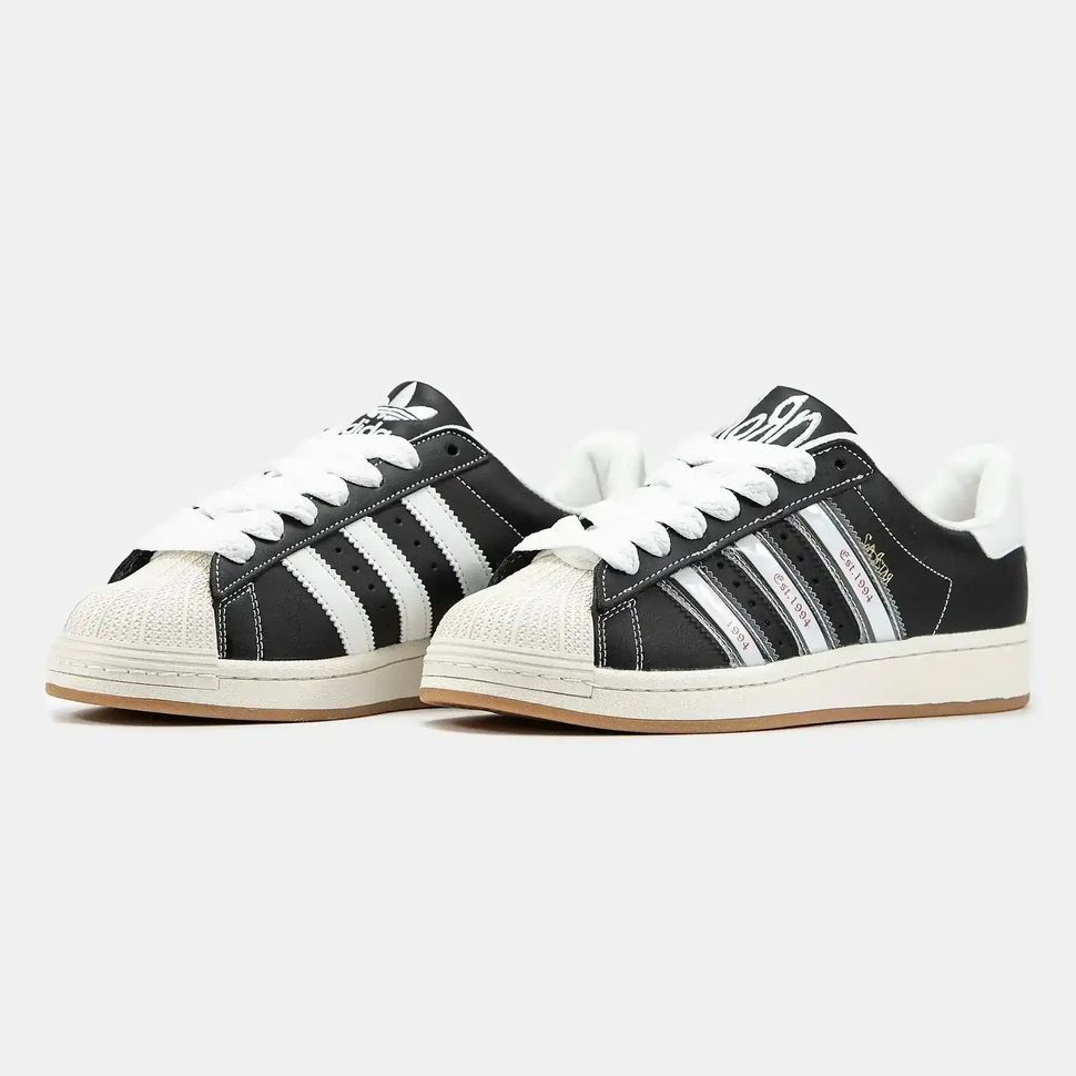 Adidas Superstar x KoЯn Black White Gum
