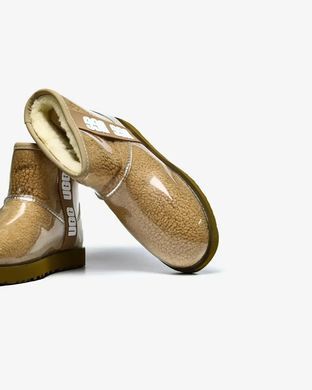 UGG Classic Clear Mini Chestnut Fleece, 37