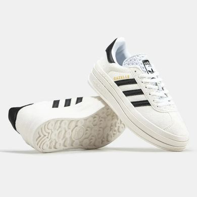 Adidas Gazelle Bold White Black Gum