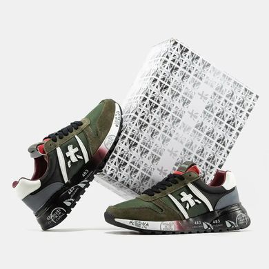 Premiata Lander Military Green Black White