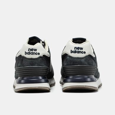 New Balance 574 Charcoal Cream Black