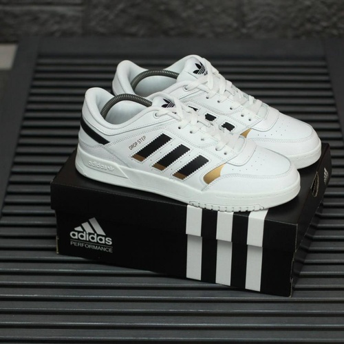 Кроссовки Adidas Drop Step White Gold Black 8981 фото