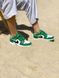 Баскетбольные кроссовки Nike Air Jordan Retro 1 Low Green White «Black Logo» 2132 фото 6