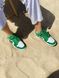 Баскетбольные кроссовки Nike Air Jordan Retro 1 Low Green White «Black Logo» 2132 фото 7
