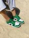Баскетбольные кроссовки Nike Air Jordan Retro 1 Low Green White «Black Logo» 2132 фото 10