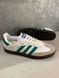 Кеды Adidas Samba OG White Green Gum 9234 фото 7