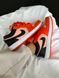 Баскетбольні кросівки Nike Air Jordan Retro 1 Low Orange Black 9178 фото 6