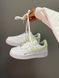 Кросівки Nike Air Force 1 Mini Swoosh Lime Light 7384 фото 6