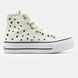 Converse Chuck Taylor All-Star Platform Egret Black Stars
