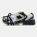 New Balance 530 Cream Black Paint Splatter, 36