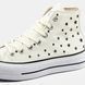 Converse Chuck Taylor All-Star Platform Egret Black Stars