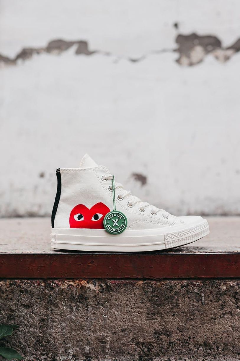 Кеди Converse CDG High Beige 5595 фото