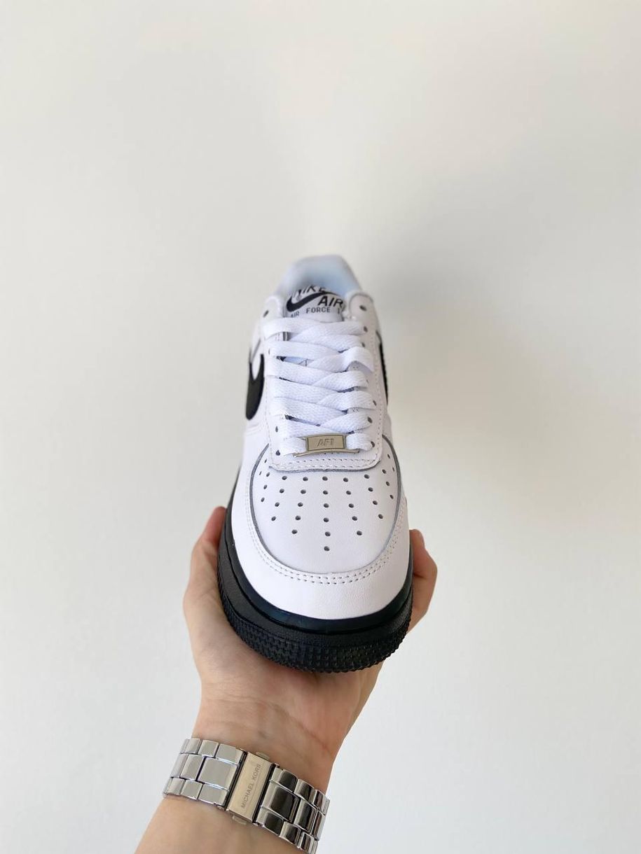 Кросівки Nike Air Force Black White 7174 фото