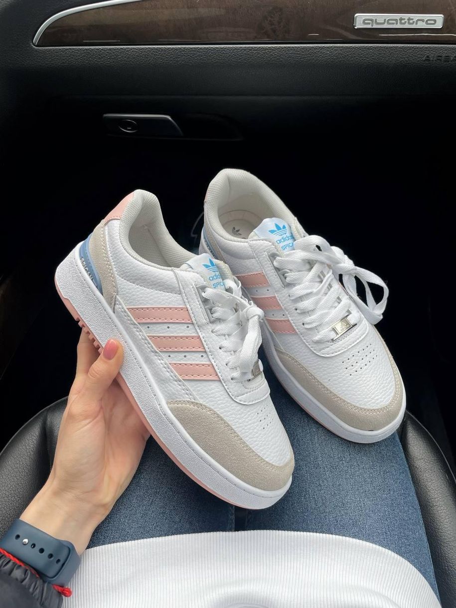 Кросівки Adidas Spican White Pink 2635 фото