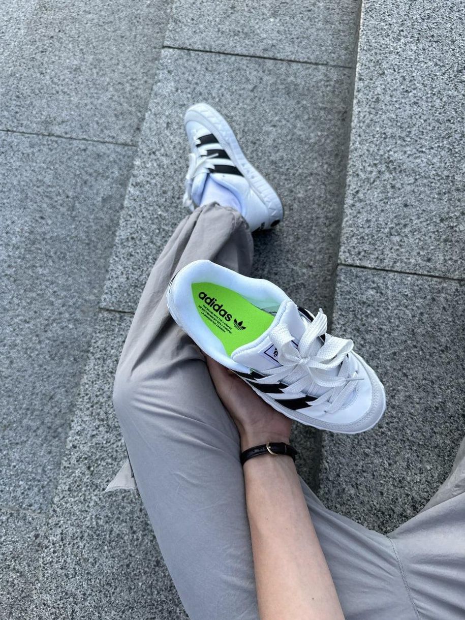 Кросівки Adidas Adimatic White Black Grey 9284 фото