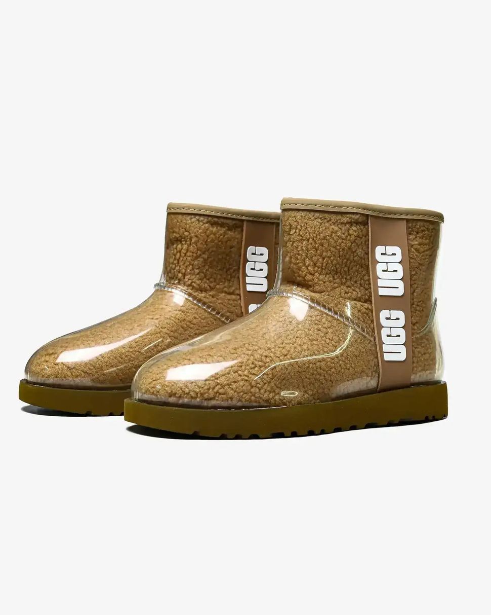 UGG Classic Clear Mini Chestnut Fleece, 37