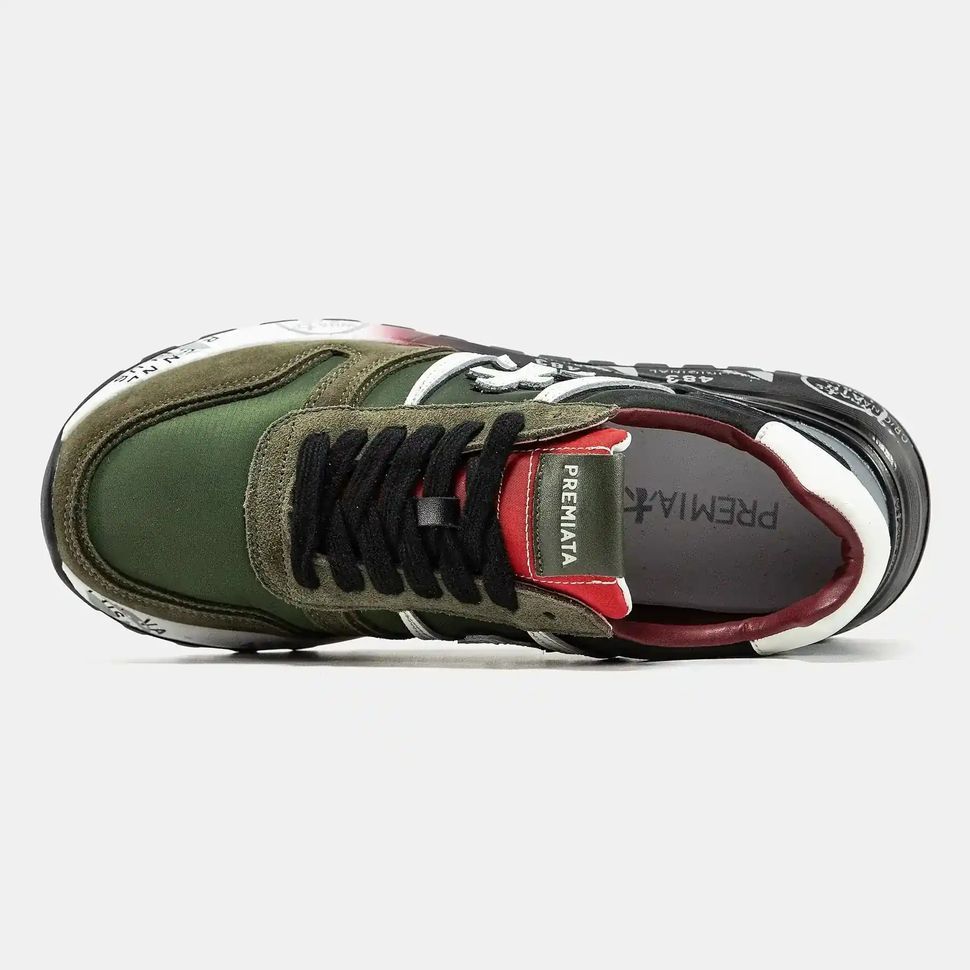 Premiata Lander Military Green Black White