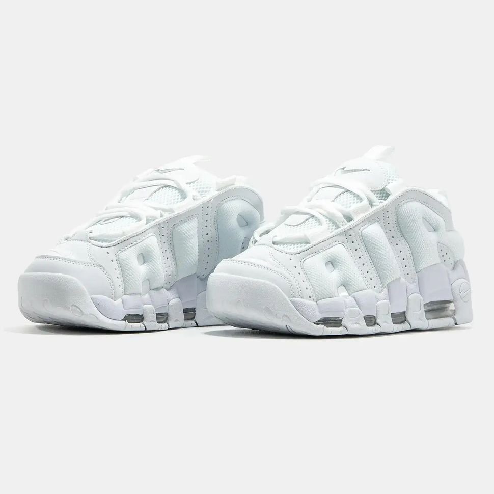 Nike Air More Uptempo Low White Ice Grey