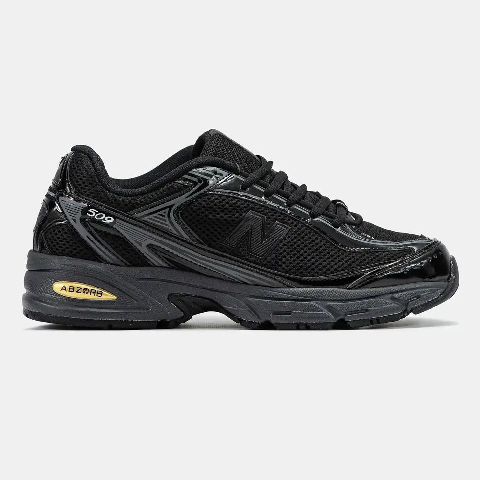 New Balance 509 Triple Black Gloss