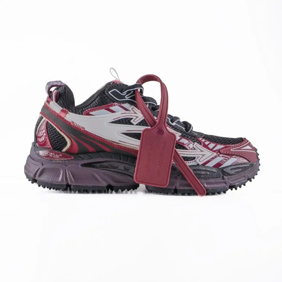 Off-White ODSY-1000 Burgundy Black White, 36