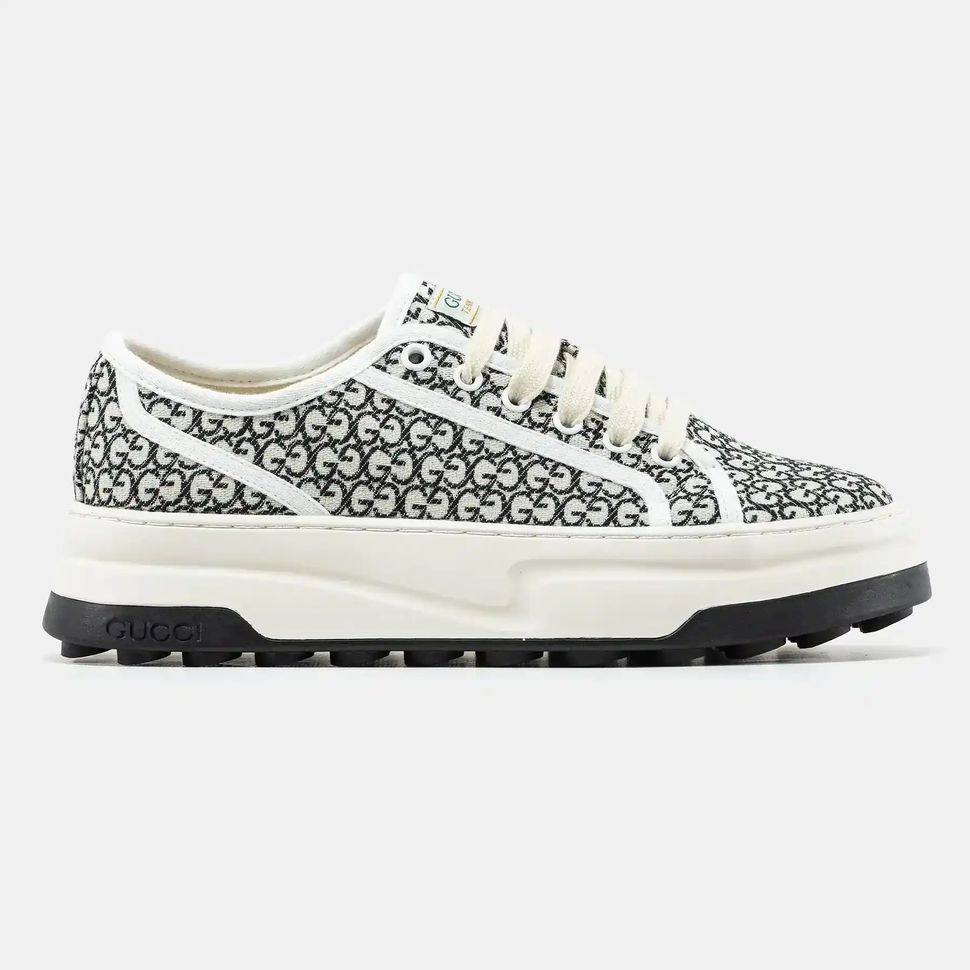 Gucci Tennis 1977 GG Monogram Black/White, 37