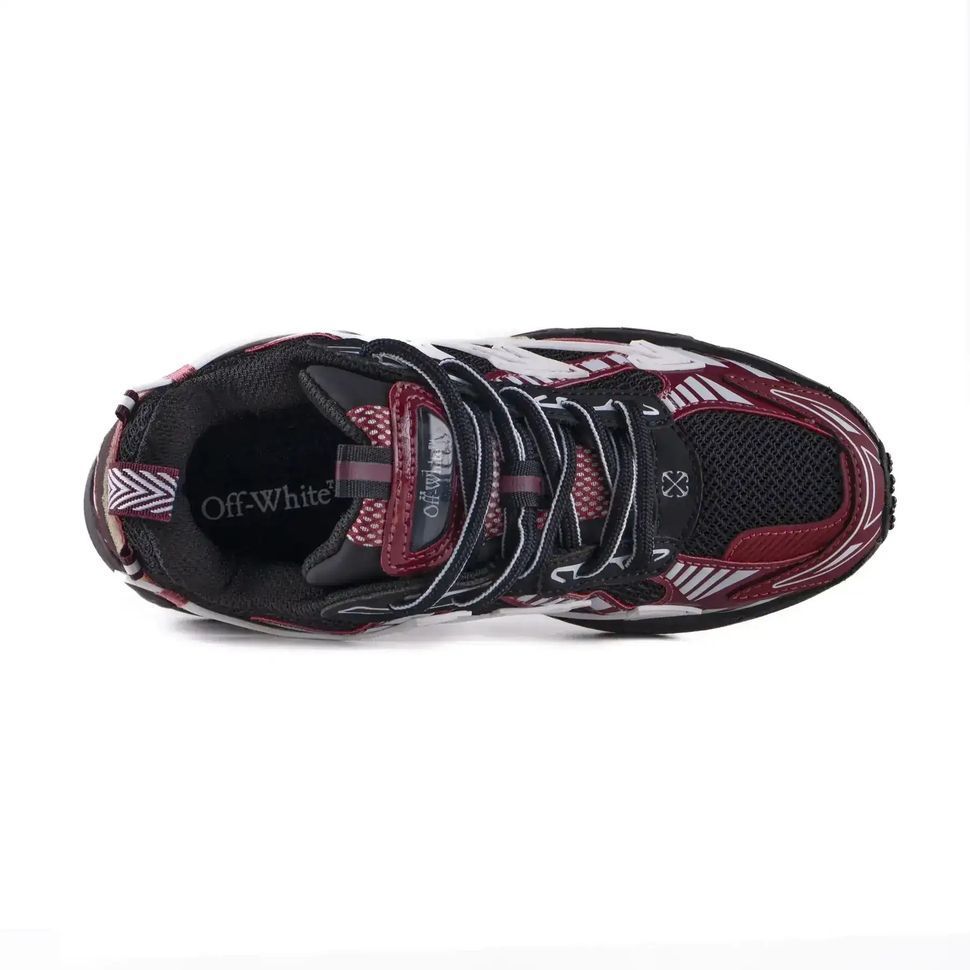 Off-White ODSY-1000 Burgundy Black White, 36