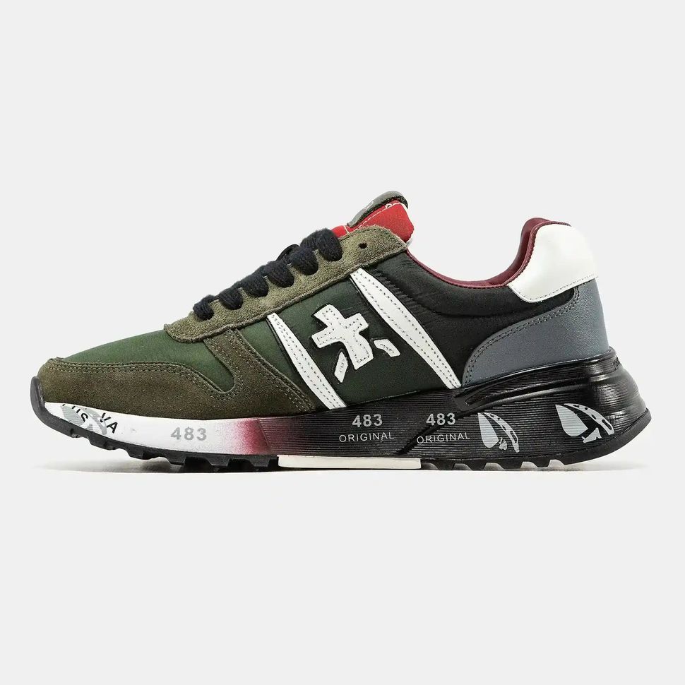 Premiata Lander Military Green Black White
