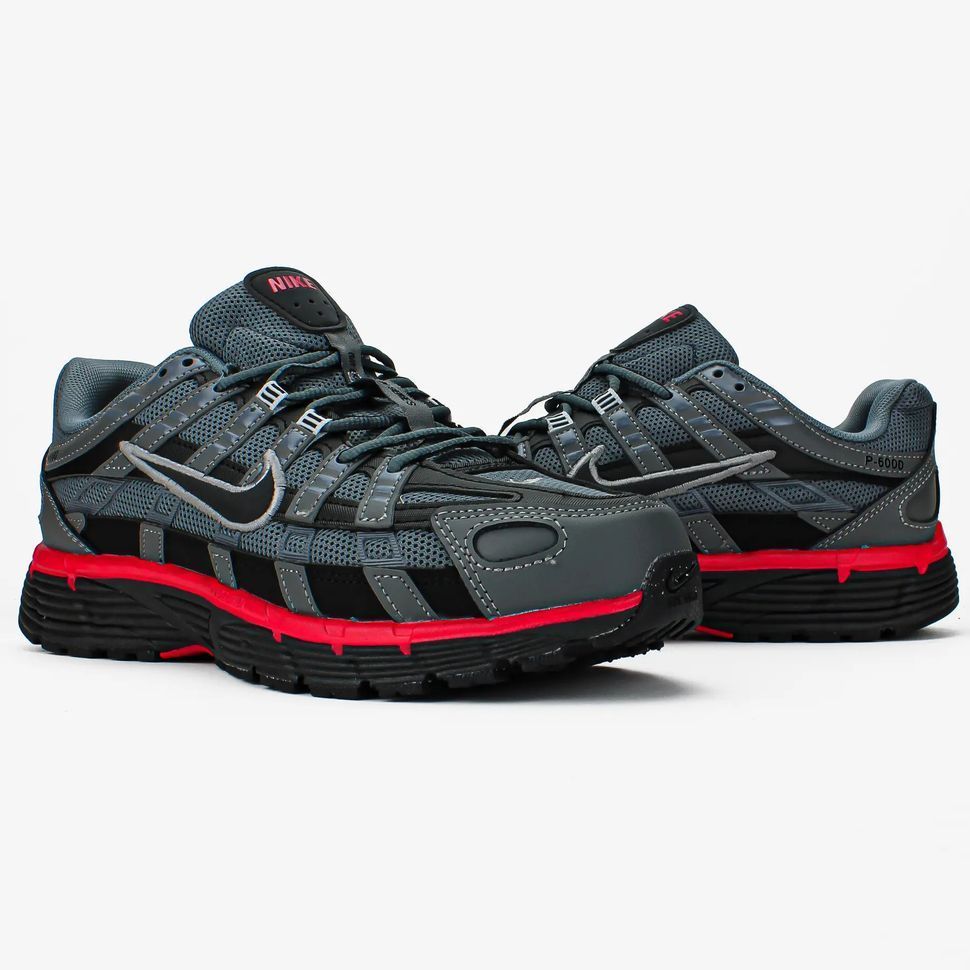 Nike P-6000 Black Grey Red, 41