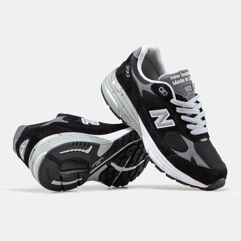 Кросівки New Balance 993 White Black 611 фото