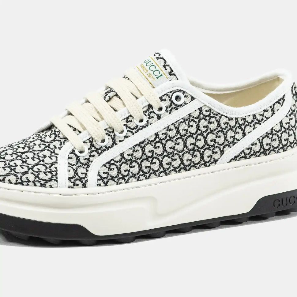 Gucci Tennis 1977 GG Monogram Black/White, 37