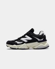 New Balance 9060 Black Suede Cream Sole
