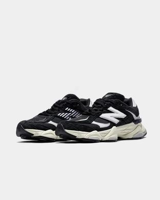 New Balance 9060 Black Suede Cream Sole