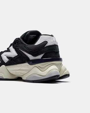 New Balance 9060 Black Suede Cream Sole