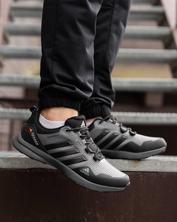 Кроссовки Adidas Terrex Light GTX Grey Black 11683 фото