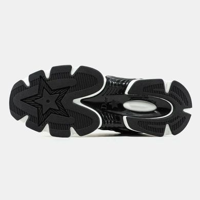 Dior Chrono Sneaker Black White Sketch Logo, 36