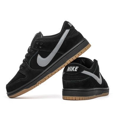 Nike SB Dunk Low Black White Gum, 36