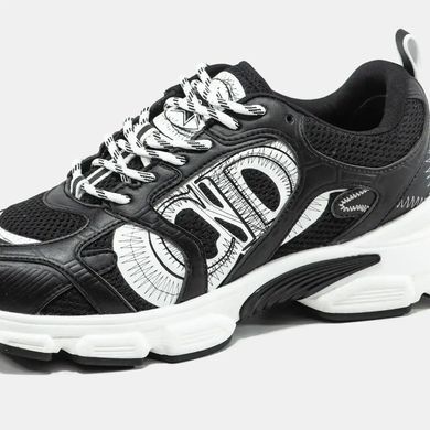 Dior Chrono Sneaker Black White Sketch Logo, 36