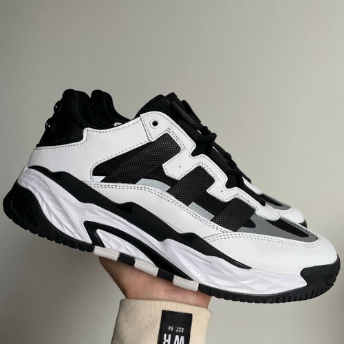 Кросівки Adidas Niteball Black White 3 9635 фото