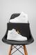 Баскетбольные кроссовки Nike Air Jordan 1 Retro High White «Grey Logo» 2091 фото 4