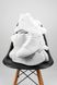 Баскетбольные кроссовки Nike Air Jordan 1 Retro High White «Grey Logo» 2091 фото 6