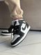 Зимові баскетбольні кросівки Nike Air Jordan Retro 1 Black (FUR) 9839 фото 5