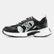 Dior Chrono Sneaker Black White Sketch Logo, 36