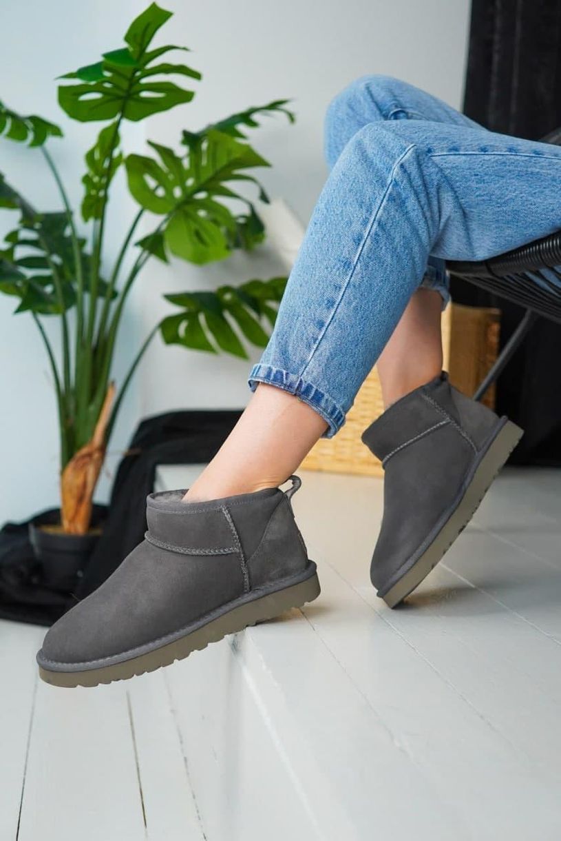 Зимові чоботи UGG Ultra Mini Grey 5263 фото