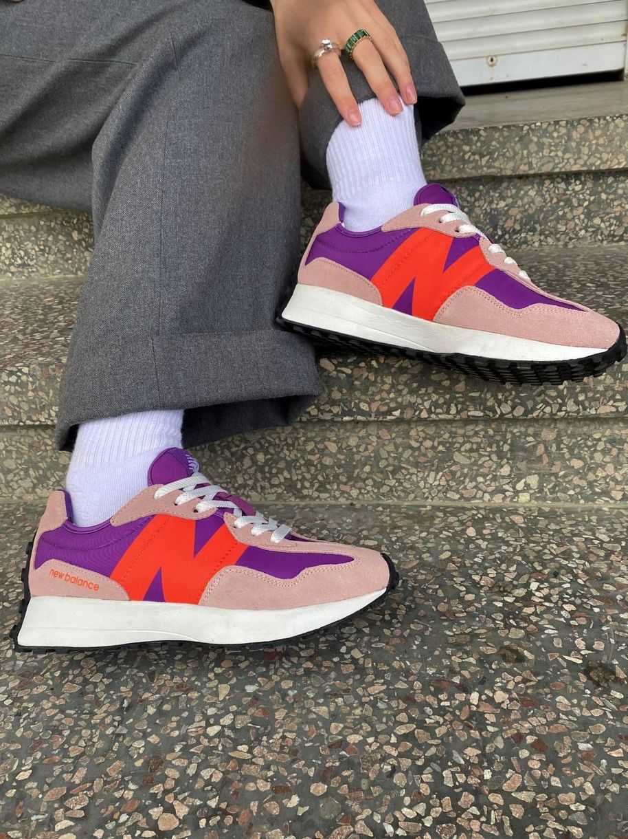 Кросівки New Balance 327 Purple 7677 фото