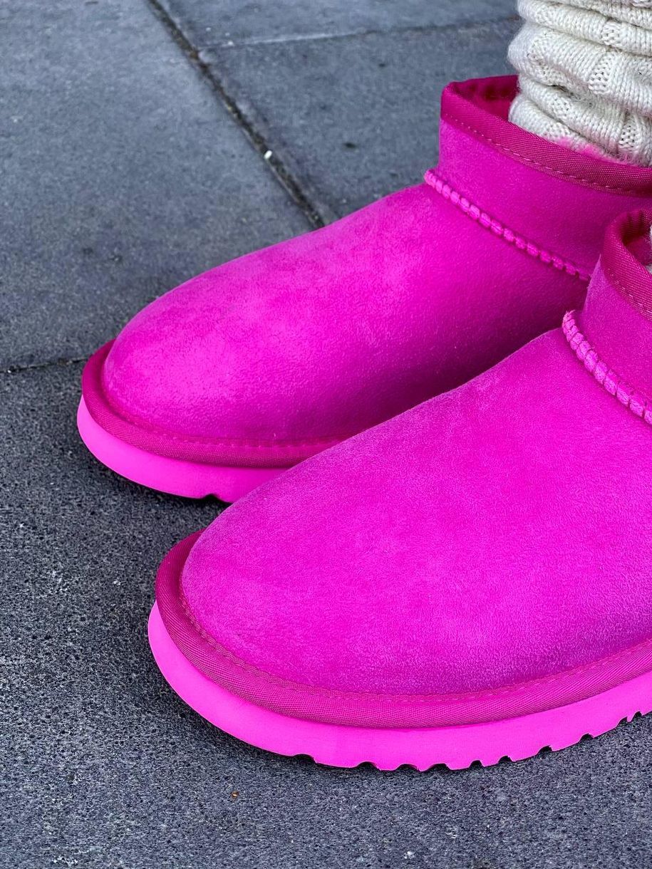 Зимові чоботи Ugg Ultra Mini Pink 9892 фото