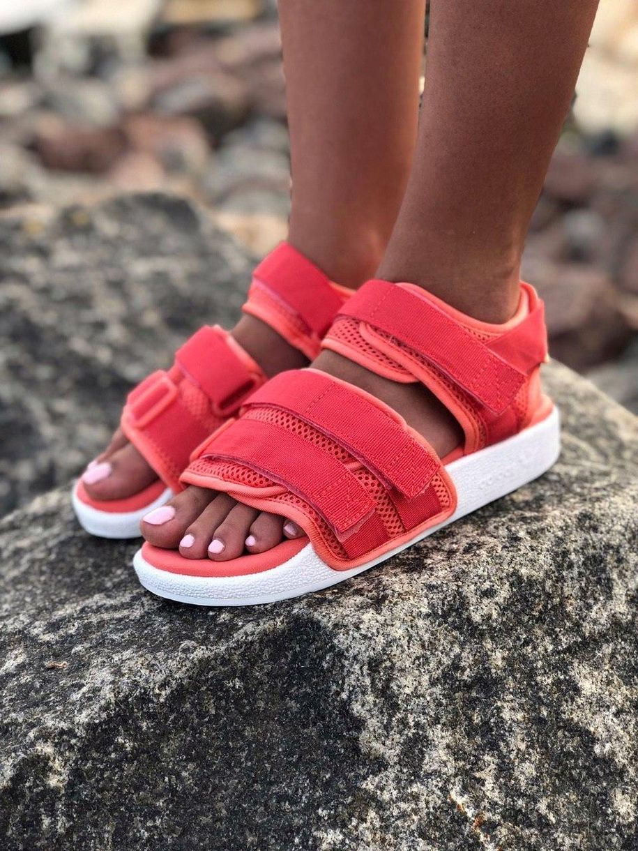 Сандалі Adidas Adilette Coral White 3295 фото