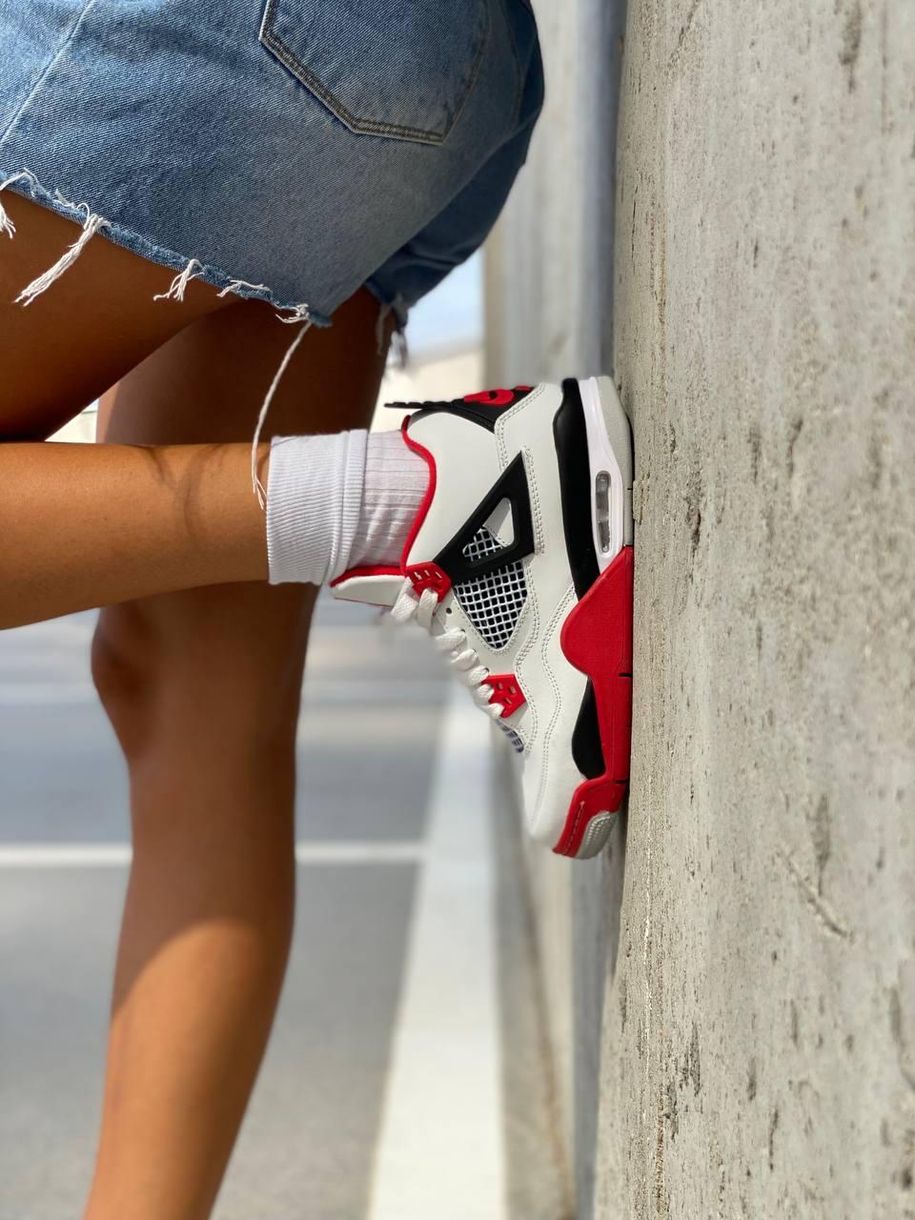Nike Air Jordan Retro 4 Fire Red 2193 фото