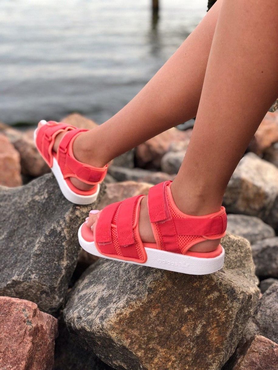 Сандалі Adidas Adilette Coral White 3295 фото