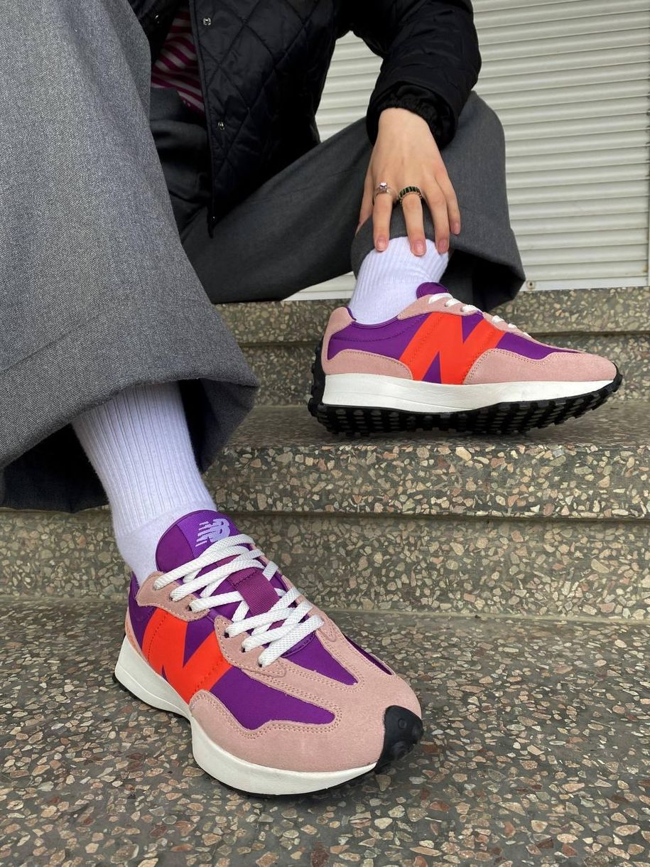 Кросівки New Balance 327 Purple 7677 фото