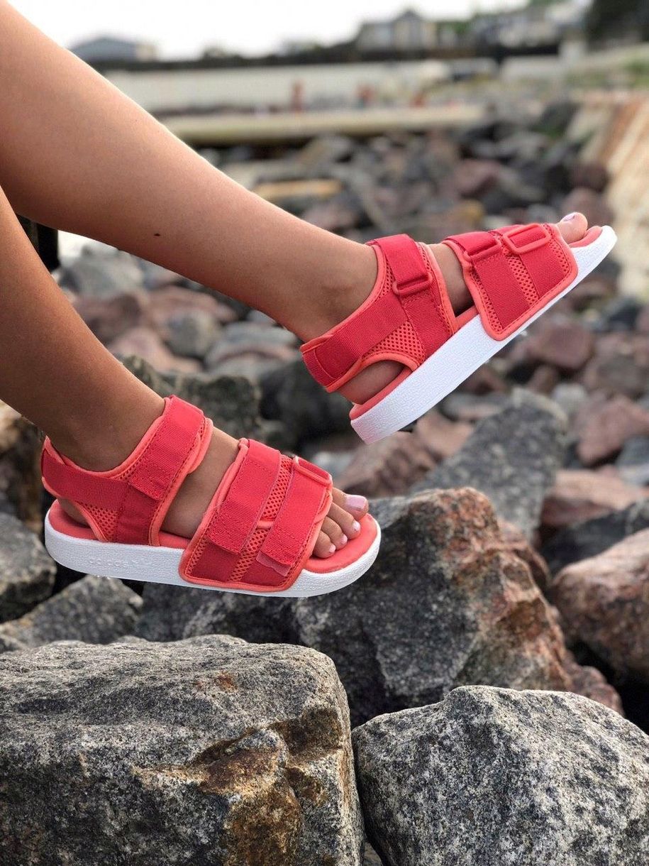 Сандалі Adidas Adilette Coral White 3295 фото